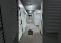 Empty building ➜ Rentable self-storage Built with Boxwell Hallway Systems